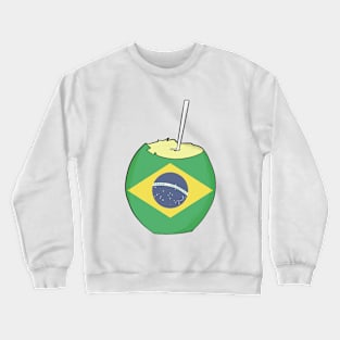 A Brazilian coconut Crewneck Sweatshirt